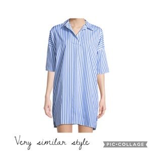 Neiman Marcus Striped Shirt Dress, sz 4